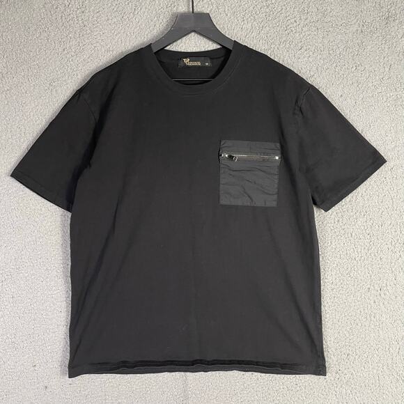 TR Tailored Recreation Men’s M Black Utility Pocket T-Shirt Premium Streetwear - Picture 5 of 7